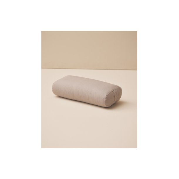 Moonchild Yoga Bolster / meditationskudde, rektangulr  - Light Grey