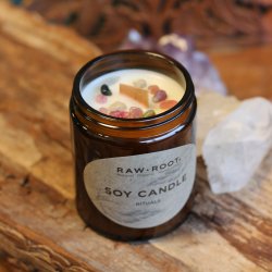 kologisk Soya Lys med krystaller, 160 ml - Rituals  Duft