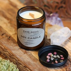 kologisk Soya Lys med krystaller, 160 ml - Rituals  Duft