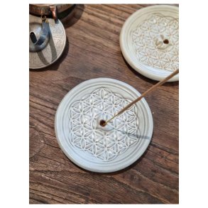 R�gelsesholder med Livets blomst, Porcel�n