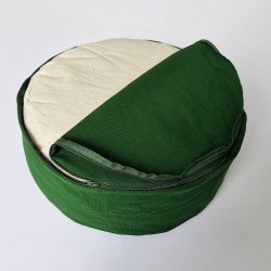 Samarali Meditationspude XL, kologisk - Forest Green