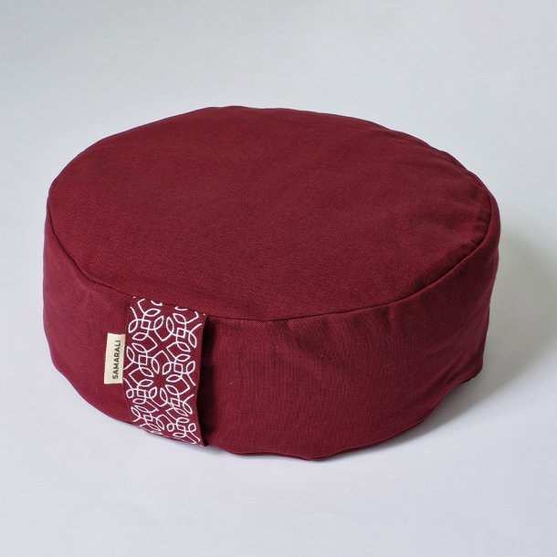 Samarali Meditationskudde XL ekologisk -  Maroon