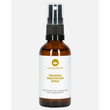 Meditation rumspray, kologisk aromaterapi