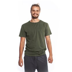 Yogamii SHIVA herre yoga T-shirt, kologisk - Dark Olive