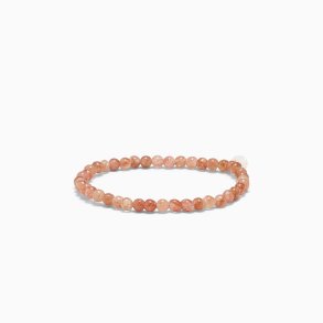 So sunstone krystalarmbnd, 4mm