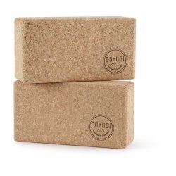 GOYOGI kork yogablokke, 2-pak
