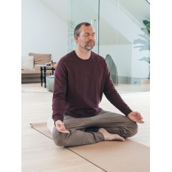 yogamii sweatshirt til m�nd, Dark Plum