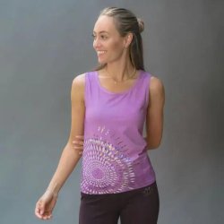 Peace OM Yoga Top - Viola