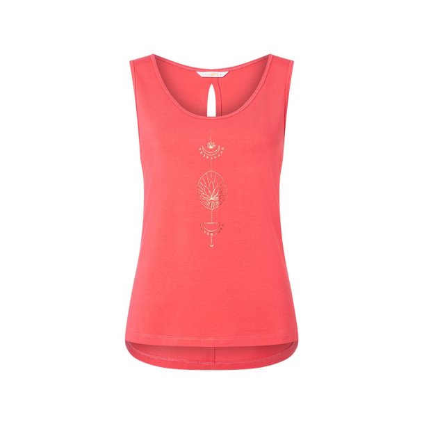 VAHITA yoga top in coral from spirit of om