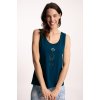 Vahita yoga top in petrol by spirit of om