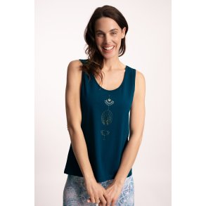 Vahita yoga top in petrol by spirit of om