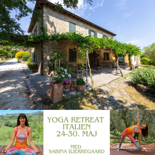 Yoga Retreat Italien 24-30. maj 2024