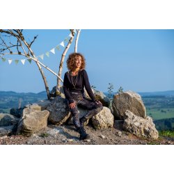 MAUI yoga legging, kologisk - Sort