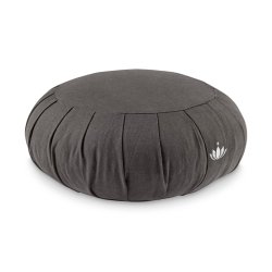 Meditationspude / Zafu, kologisk - Anthracit gr
