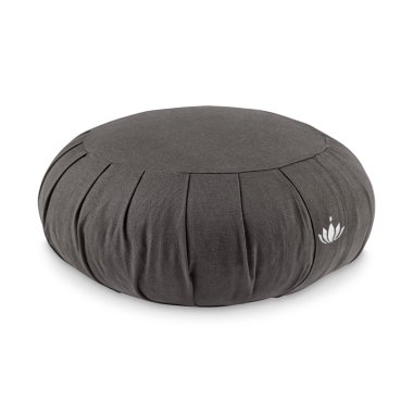 Meditationspude / Zafu, �kologisk - Anthracit gr�