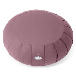 Meditationspude / Zafu, kologisk - Aubergine