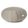 Zafu / Meditation kudde, ekologisk - Light Taupe
