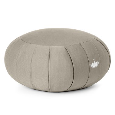 Meditationspude / Zafu, kologisk - Light Taupe