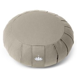 Meditationspude / Zafu, kologisk - Light Taupe