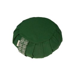 Samarali Meditationspude / Zafu 12 cm, kologisk - Forest Green