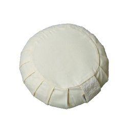 Samarali Meditationspude / Zafu 12 cm, kologisk - Ivory