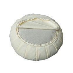 Samarali Meditationspude / Zafu 12 cm, kologisk - Ivory