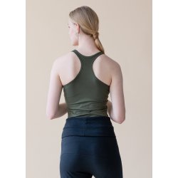 Yogamii ANJALI yogatop, �kologisk, Dark Olive