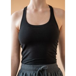 Yogamii ANJALI yoga top, �kologisk - Sort