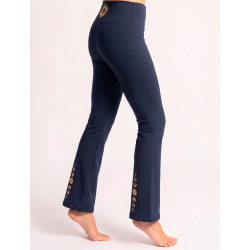 VIPRA organic yoga pants, blue, from Spirit of OM
