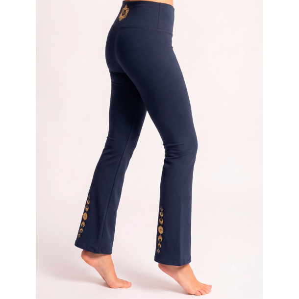 VIPRA organic yoga pants, blue, from Spirit of OM