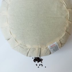 Samarali Meditationspude / Zafu 12 cm, kologisk - Maroon