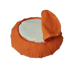 Samarali Meditationspude / Zafu 12 cm, kologisk - Orange
