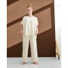 PONCHO PITANA Yoga Blus, ekologisk - Creme