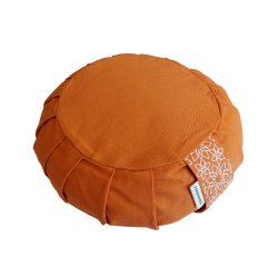 Samarali Meditationspude / Zafu 12 cm, kologisk - Orange