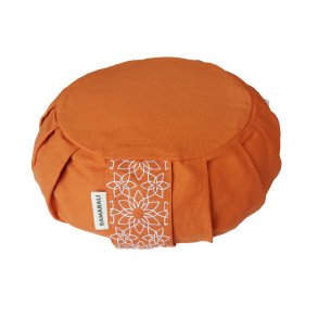 Samarali Meditationspude / Zafu 12 cm, kologisk - Orange
