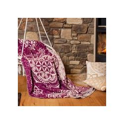 Plaid Livets Blomts - Blackberry