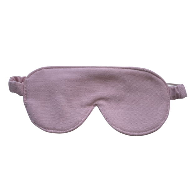 sleeping mask, organic eye mask, pink
