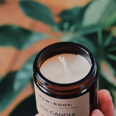 �kologisk Soya Lys, 60 ml - uden duft