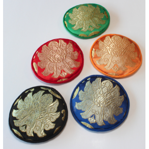 Rund pude til Syngeskl - Grn