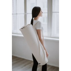 Yogamtte, uld + taske