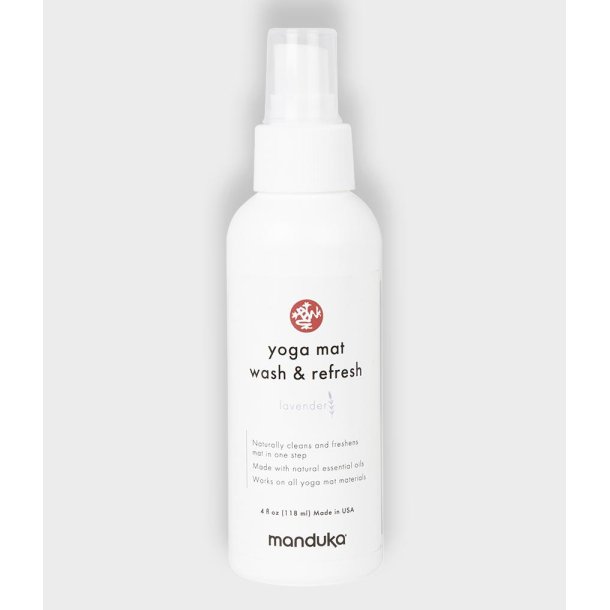 Manduka Yoga Mat Wash &amp; Refresh, 118 ml - Lavendel