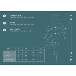 Yogamii SHIVA herre yoga T-shirt, kologisk - Dark Olive