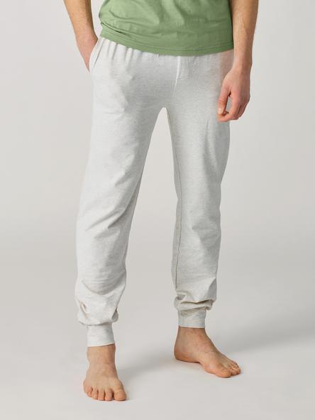 Billede af Yoga bukser til mænd, økologisk- Lysegrå XLarge